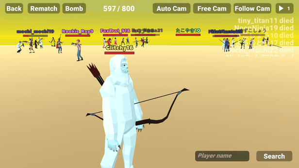 Deathmatch from the Follow Cam